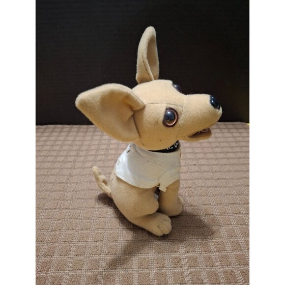 Vintage Taco Bell Talking Chihuahua Plush Dog 6" Applause 90s Collectible With " - Picture 3 of 6